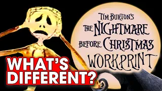 What is Different in The Nightmare Before Christmas Workprint?