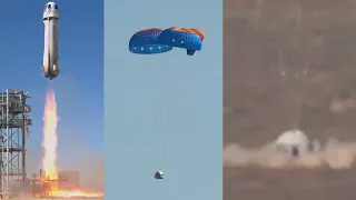 Blue Origin NS-25 New Shepard launch and landing