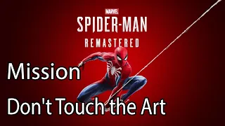 Marvel’s Spider Man Remastered Mission Don't Touch the Art