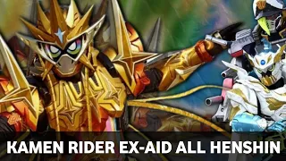 Kamen Rider Ex-Aid all henshin