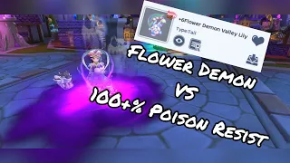 ROM: Flower Demon Valley Lily Test against 100%+ Poison Resist Players