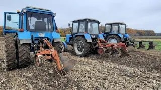 Пахота ПЛН - 3-35 не хуже чем Lemken. (Часть 2)МТЗ-892, МТЗ-80 Турбо, МТЗ-80, Сезон 2020