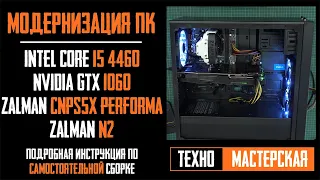 Модернизация ПК в корпус Zalman N2 (Core i5-4460, GTX1060, Zalman CNPS5X Performa), ошибки сборки