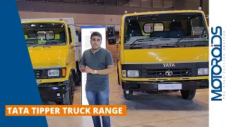 Tata Tipper Truck Range | What's New?  | Quick Walkaround | Motoroids