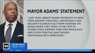 War of words erupts between Mayor Adams, Gov. Abbott over migrant crisis