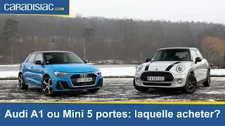 Audi A1 ou Mini 5 portes : comme on se retrouve