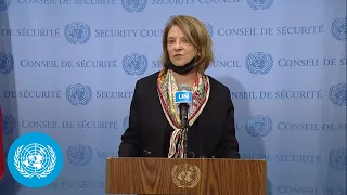 Security Council President on Myanmar, Libya and Ukraine - Media Stakeout (28 January 2022)