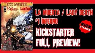 FULL KICKSTARTER PREVIEW! La Muerta / Lady Death #1 Inferno! - Launching on Kickstarter May 8!