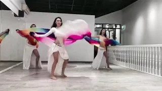 Belly Dance Veil Choreography by Desert Roses