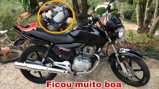 PASSANDO CG TITAN 150 Cc 2008 PRO ÁLCOOL - ficou muito melhor