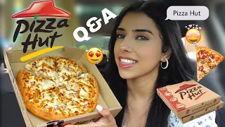 PIZZA HUT Q&A MUKBANG