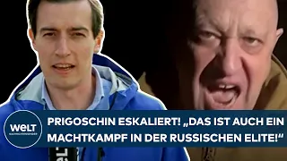 PUTINS KRIEG: Prigoschin eskaliert im Video! "Das ist auch ein Machtkampf in der russischen Elite!"