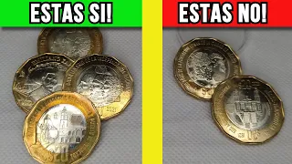 Tienes Monedas de $20 Pesos? NO TE CONFUNDAS! Cuales Vale la Pena Guardar y Cuales NO ACUÑACIÓN 2022