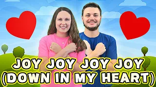 Joy Joy Joy Joy (Down In My Heart)(with Lyrics) | Christian Kids Song | Sunday School | English