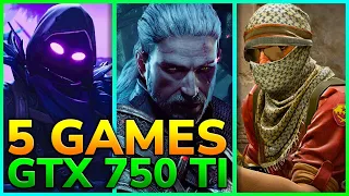 5 GAMES no PC FRACO - GTX 750 TI 2GB e CORE 2 QUAD Q8400 | PARTE 1 (2023)