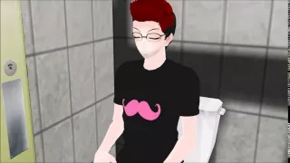 [MMD] Markiplier's bathrrom suprize!