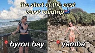 i'm in australia!! byron bay and yamba vlog (east coast roadtrip) | australia diaries 01