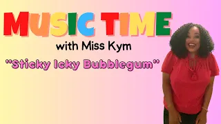 Sticky Icky Bubblegum| Fun Song for Toddlers| Activity Scarves