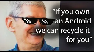 Tim Cook disrespecting Android