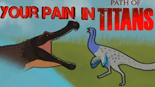 Your PAIN in Path of Titans Animation (Stick Nodes)