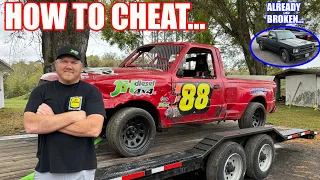 How We Cheated With Our Ford Ranger!!!  + Justin Already Broke His Burnout Truck...