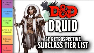 Druid Subclass Tier List // D&D 5e Retrospective