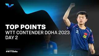 Top Points of Day 2 presented by Shuijingfang | WTT Contender Doha 2023