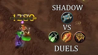 Dueling VS Rogue, Mage, Shaman | Shadow Priest PvP WoW Classic