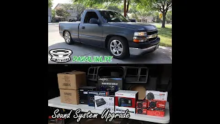 99' SILVERADO SINGLE CAB FULL SOUND SYSTEM UPGRADE | DAGMLOWLIFE