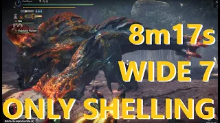 Raging Brachydios 8m13s Wide 7 Gunlance Only Shelling #iceborne #gunlance #monsterhunter