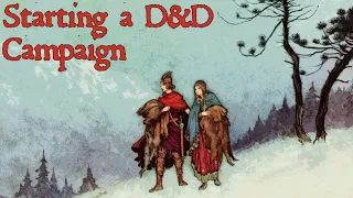 starting a D&D campaign