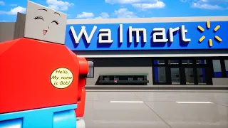 We Went to Lego Walmart to get Train Stopping Tools! (Brick Rigs Gameplay)