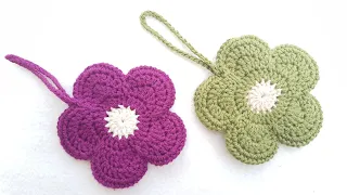 How to crochet Bag | Easy Crochet Mini Flower Bag | Friendly for Beginners | Crochet Bag Charms