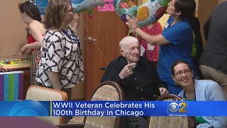 WWII Vet Celebrates His 100th Birthday
