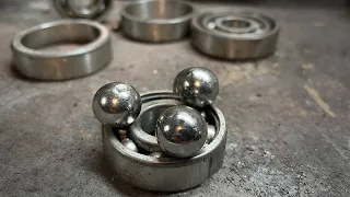 Forging a Knife From Ball Bearings