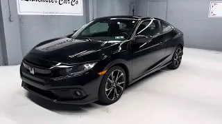 1-owner 2020 Honda Civic Sport Coupe with only 68,151 miles!