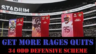 MADDEN DEFENSE TIP   34 ODD DEFENSE SCHEME   ONLINE GAMEPLAY