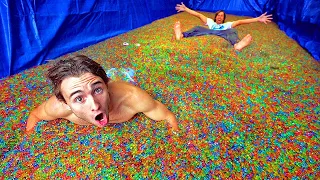 100,000,000 Orbeez in Semi Truck!