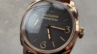 Panerai Radiomir 1940 Oro Rosso PAM 398 (PAM 784 Set) Panerai Watch Review
