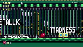 Sonic Mania: Metallic Madness Act 2 Speedrun (Knuckles)