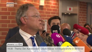 Regierungskrise in Niedersachsen: Statement von Stephan Weil am 07.08.17