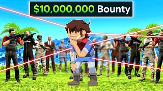 Surviving A $10,000,000 Bounty In GTA 5!