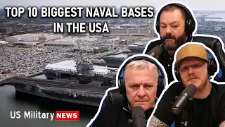 Top 10 Biggest Naval Bases in the USA REACTION | OFFICE BLOKES REACT!!