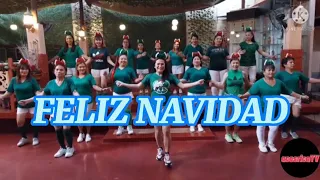 FELIZ NAVIDAD Disco Remix | acesricaTV | Dance Fitness | Christmas Song | Easy Step | Trending