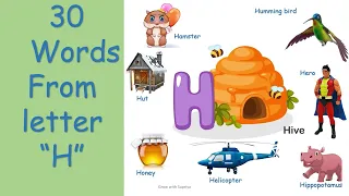 30 WORDS STARTED FROM LETTER "H" IN ENGLISH |WITH PICTURES| WITH PRONUNCIATION | ANIMATED