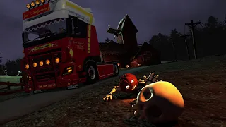 DAF XF 106 DAN C.SWIJNENBURGN | Euro Truck Simulator 2 | Sound mod | Halloween Special | 1.48.5