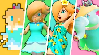 Evolution of Playable Rosalina in Super Mario Games (2008 - 2024)