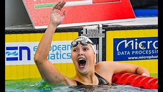 European Championships swimming - Lana Pudar Gold Medal 200 M Butterfly - Bosnia and Herzegovina
