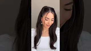 Easy and cute hairstyle 🤍 #shorts #shortvideo #hair #hairstyle #summer