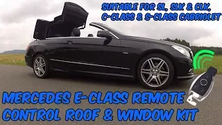Mercedes E-Class A207 Cabriolet Remote Roof Open & Close Kit